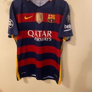 Authentic Nike FC Barcelona A. INIESTA Soccer Jersey